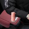 Auto Center Console Armrest Pillow Waterproof Car Armrest Arm Rest With Cup Holder PU Leather Armrest Pillow Armrest Cushion