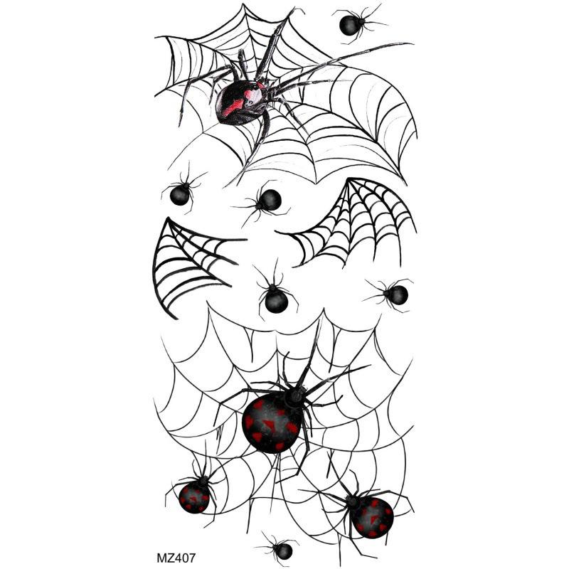 Cross-border Halloween Spider Arm Temporary Tattoo Sticker