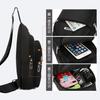 Men's Breast Bag Casual Trendy Messenger Bag Men's High-end Wear-resistant Waterproof Shoulder Bag Chest Backpack