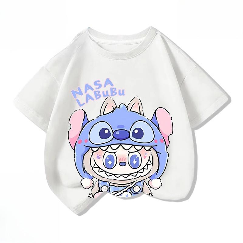 

Cartoon T-shirt unisex short sleeved children s top 150