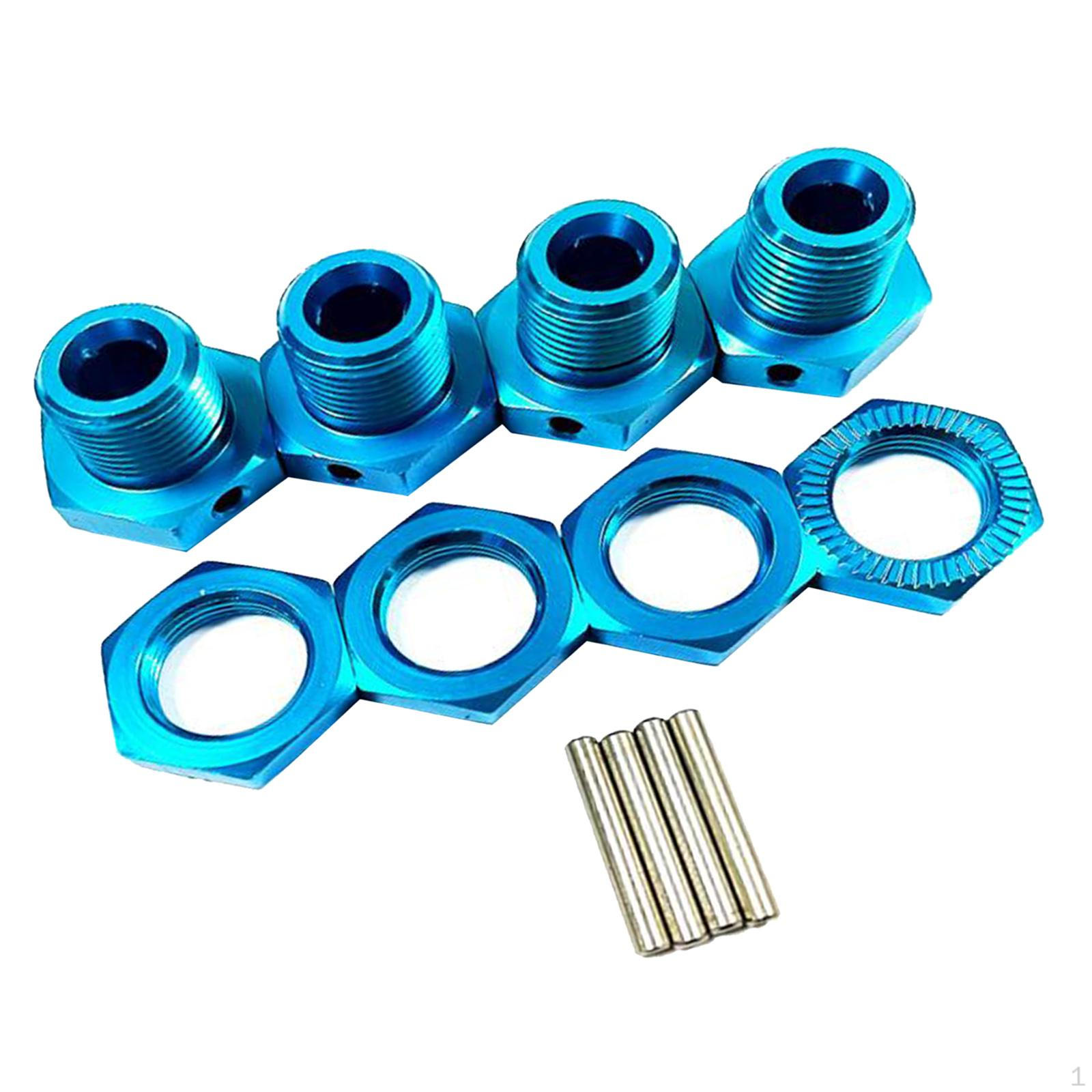 

Wheel Hubs Adapter 1:8 Buggy Accessories Replacement Model Truck Vehicles Latch Nut for RC синій