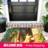 Pokemon Pikachu Cozy Home Print Non-slip Doormat, Soft Absorbent Floor Rug for Home Decor