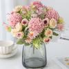 Silk Artificial Flowers Rose Artificial Bouquets  for Home Decor Garden Wedding Decoration