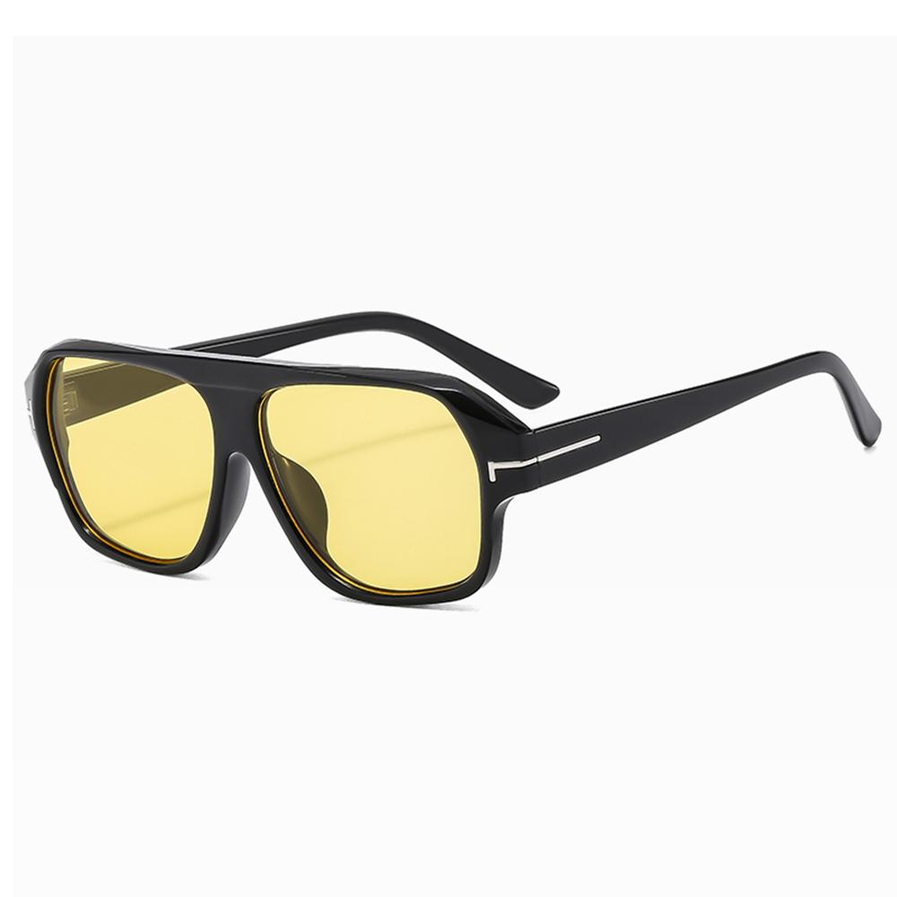 STORY Classic Square Sunglasses Men Women Luxury Brand T Design Fashion Blue Lens Oversized Pilot Sun Glasses 3793N