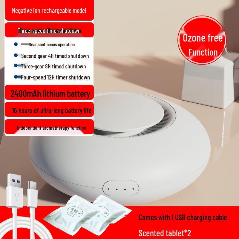 Compact Home Air Purifier for Bedrooms, Bathrooms, and Pets - Formaldehyde and Odor Remover