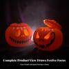 2 Pieces Pumpkin Fog Light TopFill Water Multicolor Lamp Orange