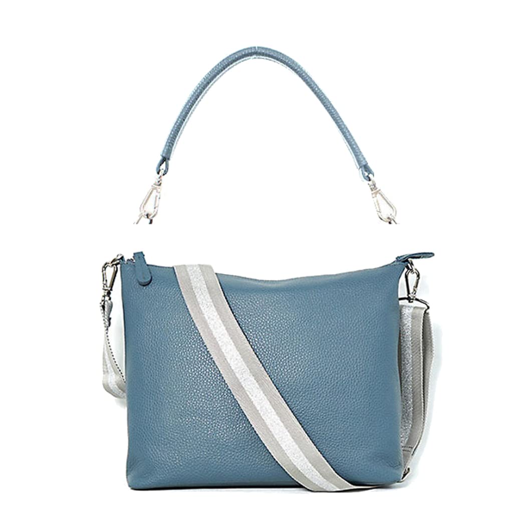 

de Сумочка на плече кросбоді легка з натуральної велика маленька зроблено в вступ випуск дитячий садок вступ випуск синя [Salon Alphard] сумка,