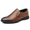 Leather Shoes Men's 2025 Summer Pedal Breathable Sandals Business Dress Men's Shoes Dad Shoes Hole Shoes