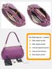 Zency Women's Genuine Leather Bag Charming Pillow Handbag