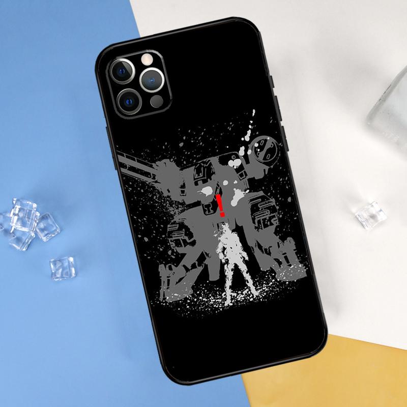 Metal Gear Solid Case For iPhone 16 15 13 12 11 14 Pro Max Mini Cover For iPhone 16 15 XR X XS Max Plus Phone Case
