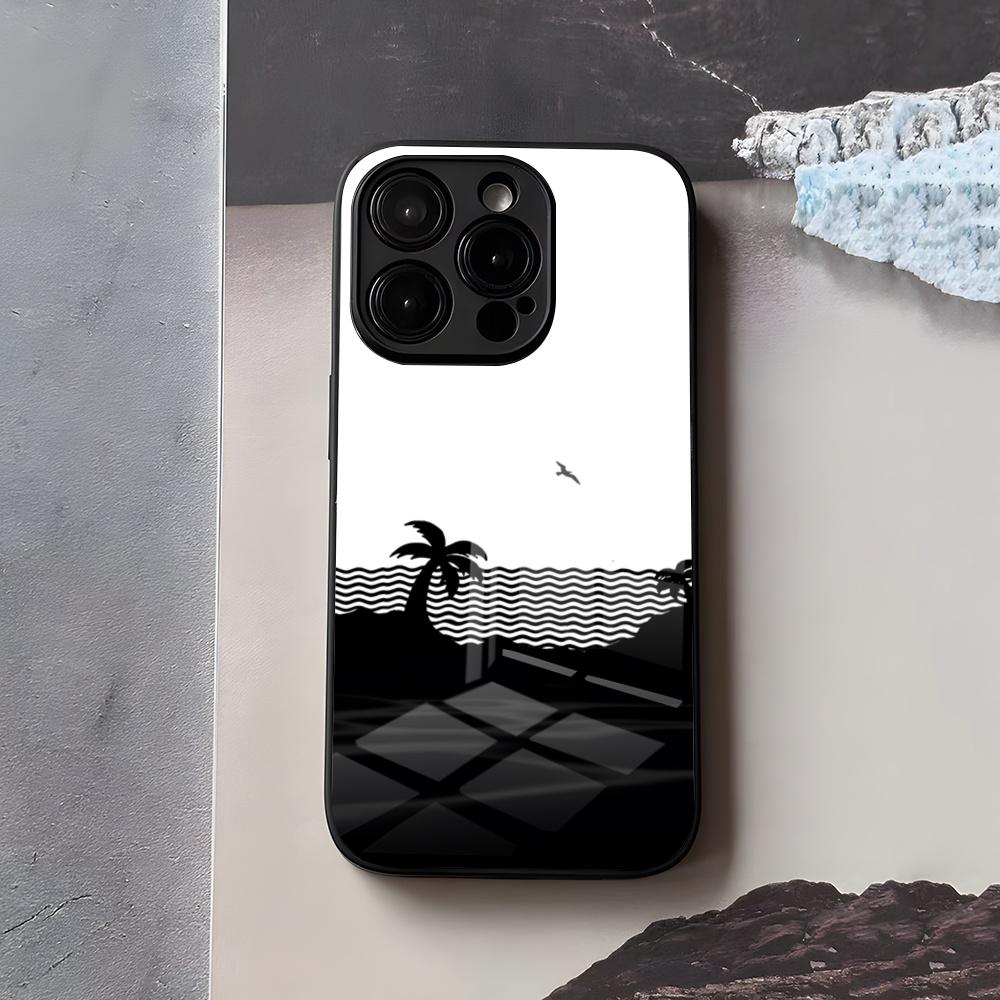 N-Neighbourhood Band Phone Case For IPhone 17 Air 16 E Pro Max 15 14 13 Mini 12 Pro 11 Max Plus Black Glass Cover