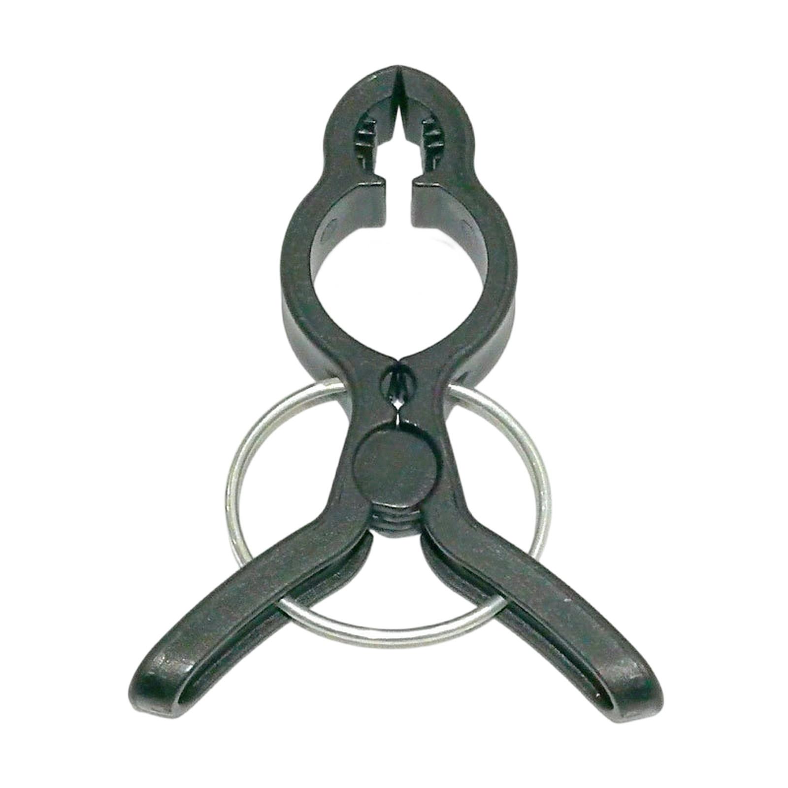 

Plastic Garden Clips Plant Support Clamps for Vegetables and Flowers one size чёрный