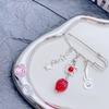 Stylish Syringes Safe Pins Brooch Creative Designs Accessory for Customizable Charm Study Alloy and Bead Pendant