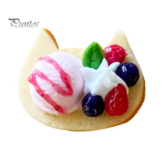 

Мініатюрний тост з морозивом. Міні-модель для десерту. Імітація глиняної мініатюрної іграшки для їжі для ляльок 1/6 або 1/12. Міні-декор для будинку Strawberry