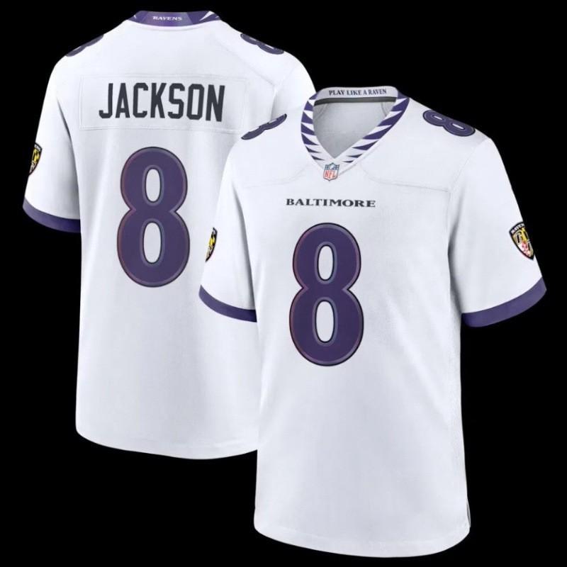 Baltimore Ravens 8 Jackson Football Jersey - Game Day Uniform Fans