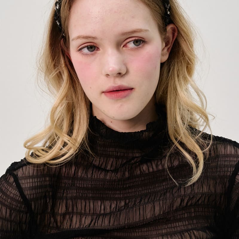 SORRY TOO MUCH LOVE Twist Jewel Hairband_Black