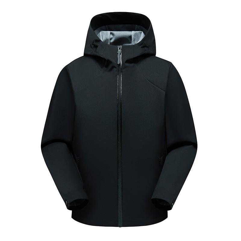 Men Women Waterproof Windproof Hiking Jacket Outdoor Climbing Raincoat Lightweight Fall Season Hooded Shell Coat