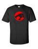 Thunder Cats Logo Cotton Short Sleeve Black Retro Shirt Cartoon T-Shirt S-5XL