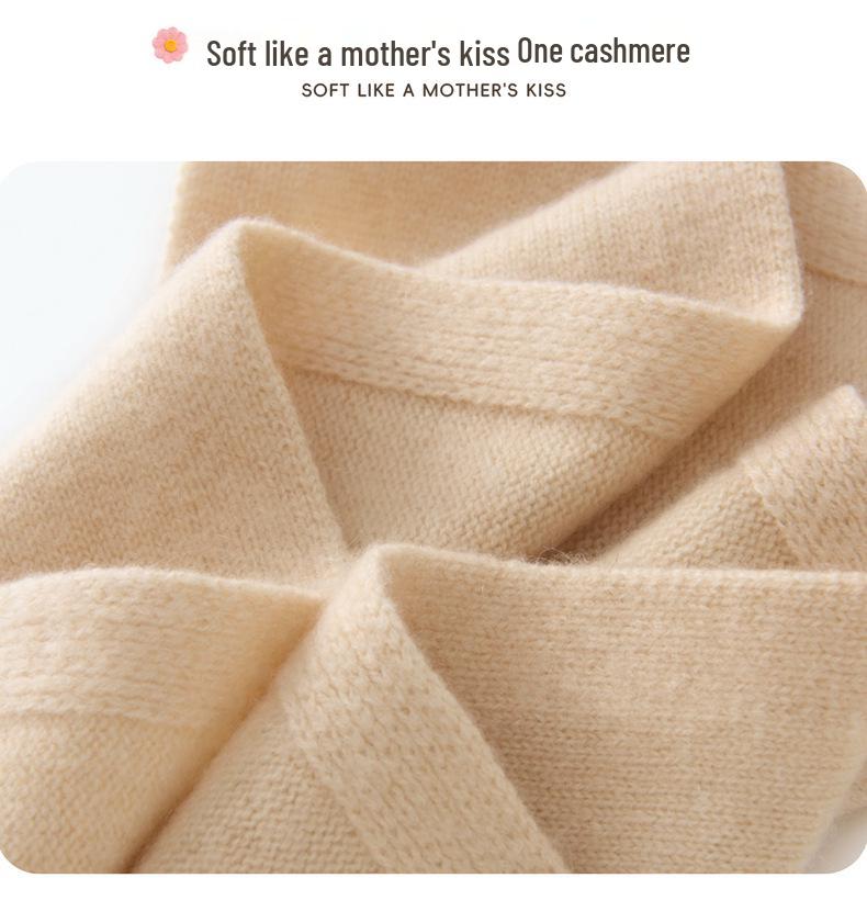 Children's Thick & Warm 35% Cashmere Scarf for Boys & Girls - Windproof Baby & Child Size Neck Warmer
