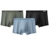 Solid Color Breathable Running Fitness Sports Boxer Briefs 3-Pack Men Underwear YUAU023-1