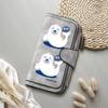 Cute Seal Print Long Wallet Fashion Large Capacity Card Holder Casual Portable Purse for Daily Use
