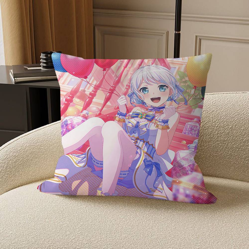 

Ева Вакамия Подушка Подарок Украшение для дома и офиса Спальня Диван Автомобильная наволочка 45x45 12x12Inch