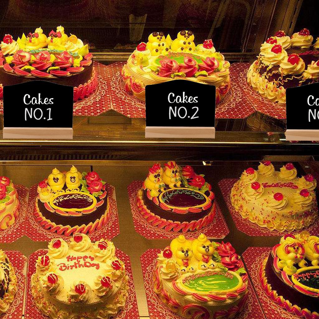 Heimdekoration Holz Doppelseitige Tafel, Bar Theke Nachricht Schreibtafel Dekoration