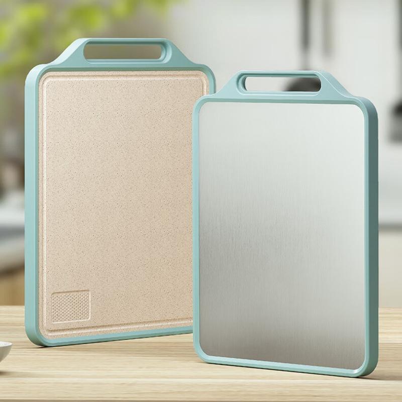 Double-sided Chopping Board Stainless Steel Mold-proof Board Kitchen Non-slip Cutting Board Thickened Durable Chopping Boards