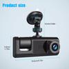 1080P Auto DVR 2/3 Kameras Full HD 1080P Dual-Objektiv Auto DVR Kamera 2,0 Zoll IPS Bildschirm Front-Heck-Recorderkamera