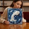 Rhinestone Art Set DIY Faux Pearl Painting Kit, 12 Constellation for Handmade Fake Adults Beginners, Wooden Frame Wall Decoration Crafts