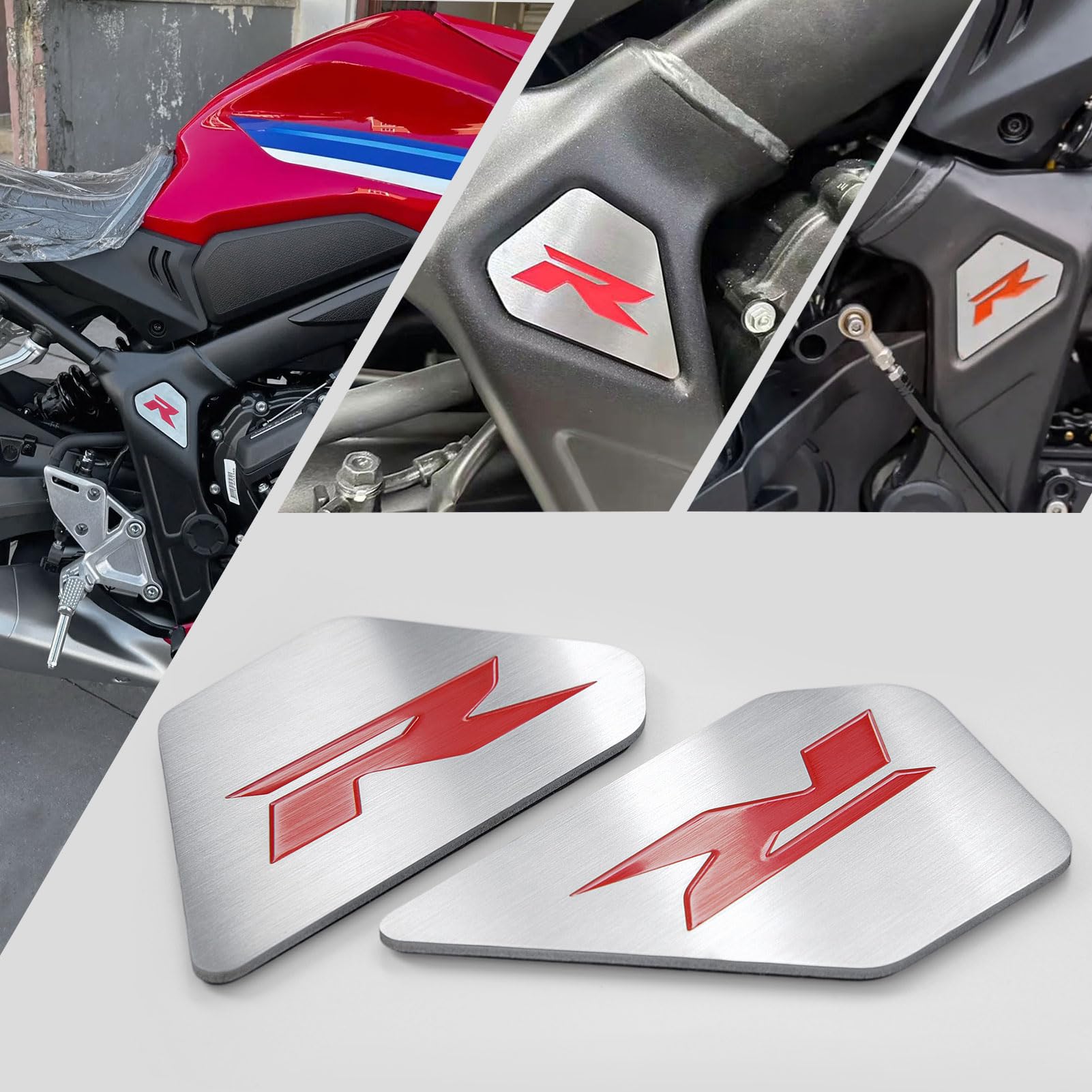 Midimttop CB650R Заполнитель рамы из нержавеющей стали Боковая крышка Отделка Тип красный