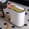 7/9.5/10/12L Trash Can with Lid Automatic Sensor Kitchen Trash Bin Footbed Mini Bin for Kitchen/Bedroom/Living Room/Office