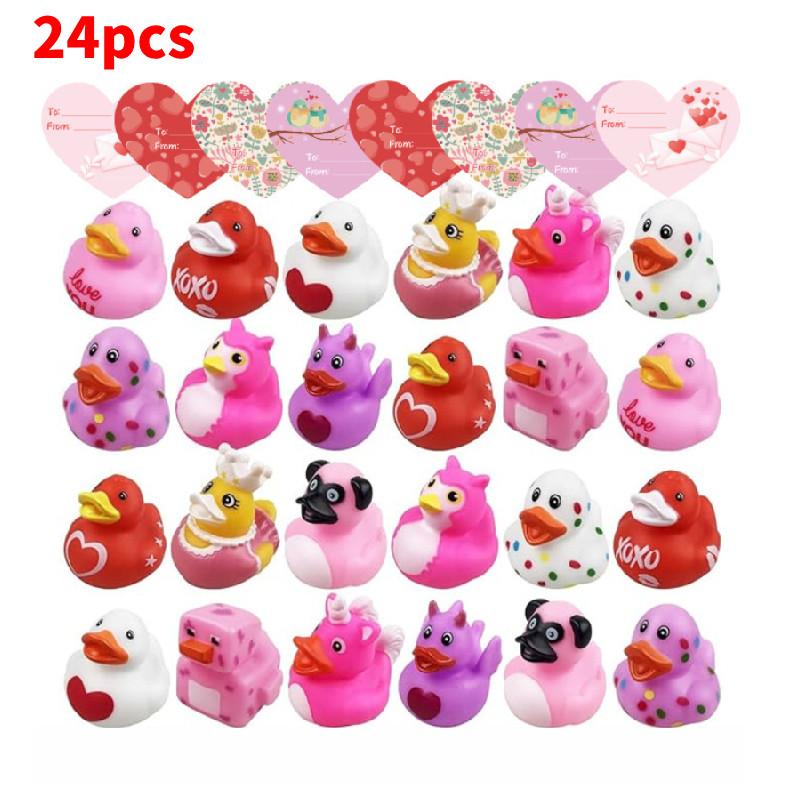 Delightful Festive Rubber Duck Blind Box For Kids Stress Relief Fun Advent Calendar Gift