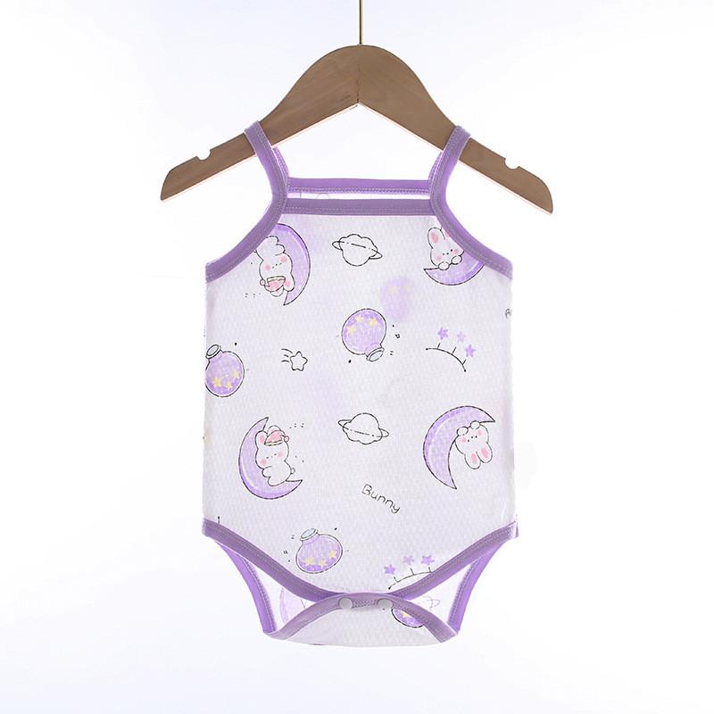 

Детский летний хлопковый комбинезон без рукавов треугольного стиля для новорожденных Moon Bunny,59cm