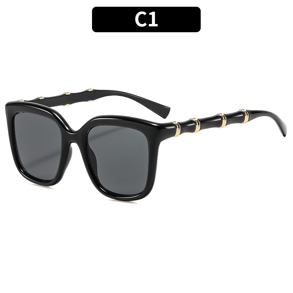 Women s sunglasses - unisex fashion oversized bamboo temple sunglasses