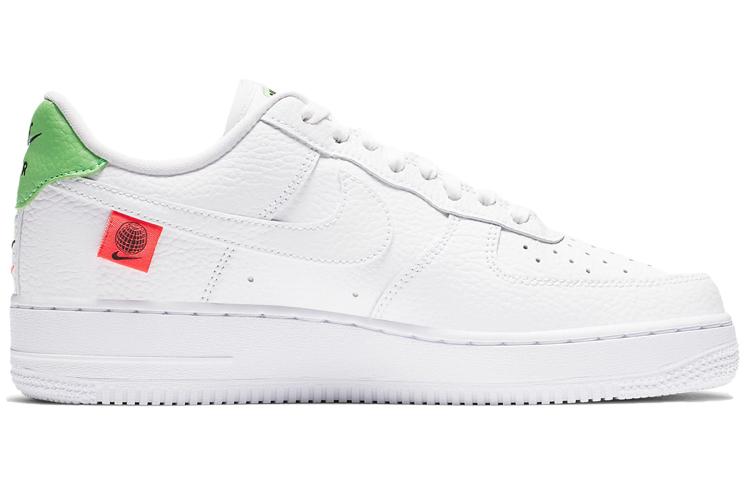 Nike Air Force 1 Low '07 Worldwide Pack Flash Crimson Green Strike Women's CT1414-100