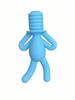1/2 Creative inverted silicone figurine shaped wine/champagne bottle stopper | Airtight fresh-keeping device can be inverted.
