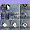 Wednesday Addams Brooch Badge Holiday Terror Gift For Fans