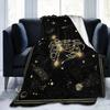 Zwölf Sternbilder Kuscheldecke Flanell Fleece Decke für Couch Bett Sofa Reisen Camping für Kinder Erwachsene Geschenk King Size