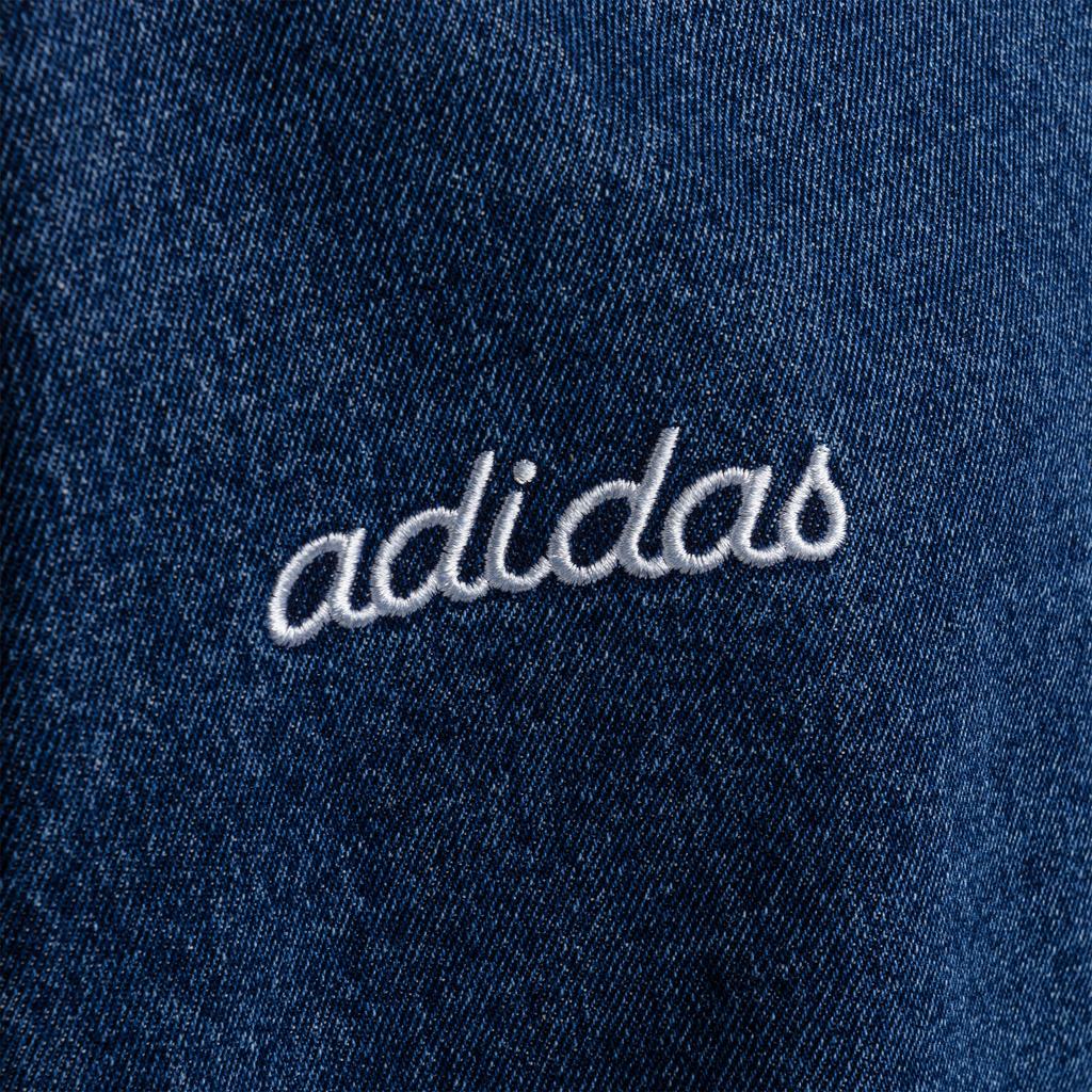 Adidas Originals Trefoil Varsity Jacket With Patchwork Logo And Zip Women Jackets Blue HL9069