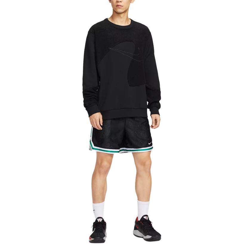 Nike Long Sleeve Crew Neck Pullover Sweatshirt Men Sweatshirt Black HV1909-010