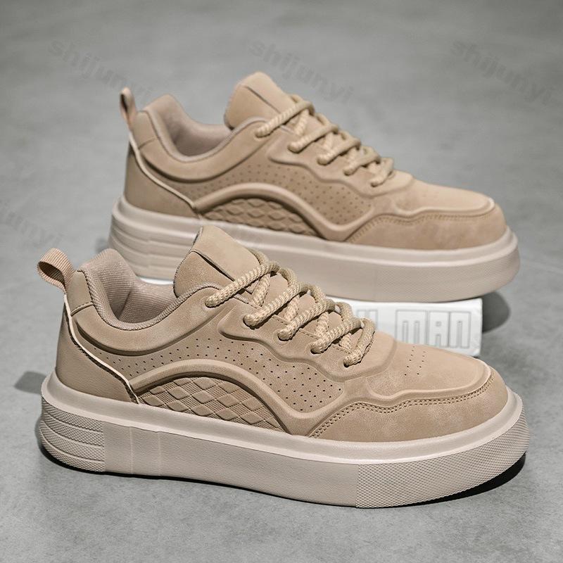 Fashion 2025 Autumn New Retro Low Top Thick Soled Casual Shoes for Men Fashion Trend Versatile Comforatble Breathable Platform sneakers