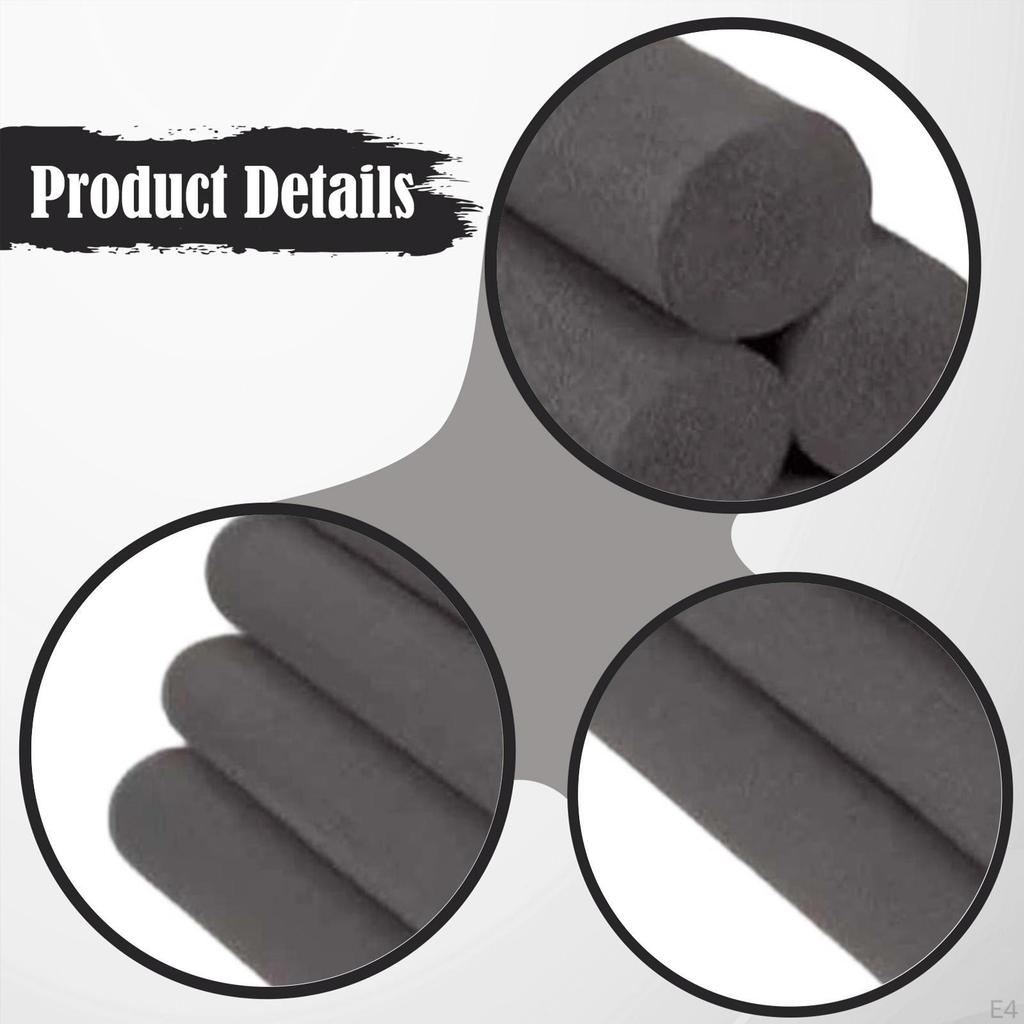 10 Foam Cylinder Rods, Craft Tubes, DIY Material, Sponge for Matching Decoration, Wedding