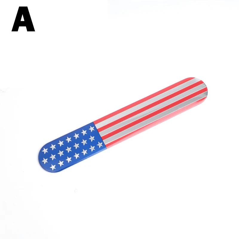 OTOKIT Automobile Motorcycle Exterior Accessories United States Of America USA National Flag Aluminum Alloy Car Stickers