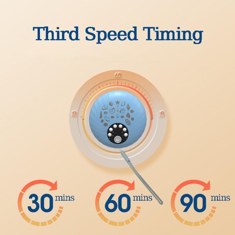 Practical Baby White Noise Sleep Aid Includes Soothing Sounds and Adjustable Timer Small Infant Sleep Aid for Easy Use