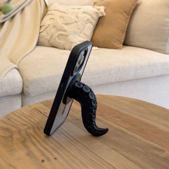 Yousheng Octopus Tentacle Phone Holder Magnetic 3D Claw Grip Phone Mount with Strong Suction Multi-Angle Desktop Stand for Car
