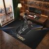 New Holland Personalized Crystal Velvet Carpet, Customized Name Text Soft Anti‑Slip Rug for Living Room Bedroom