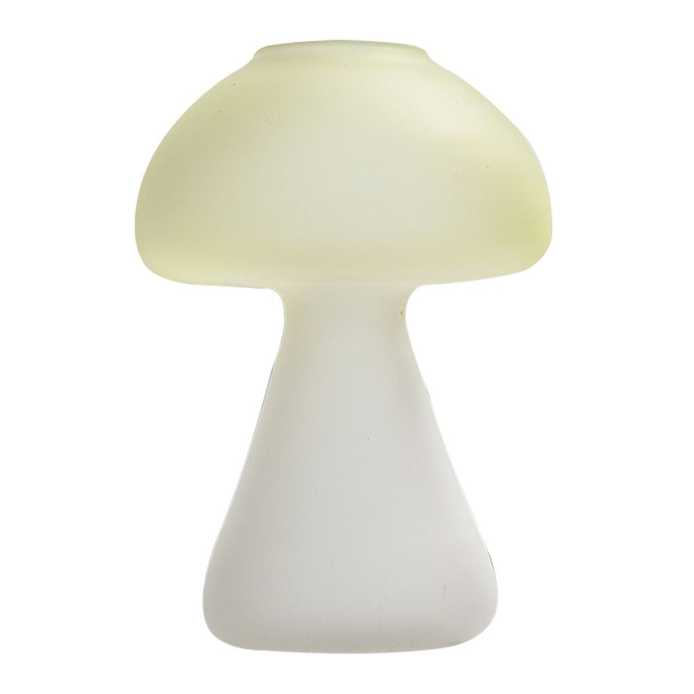 New Transparent Mushroom Shaped Glass Vase Aromatherapy Bottle Creative Home Hydroponic Flower Table Simple Decoration