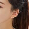 47Bag 925 Silver Ear Cuff Earrings Bamboo