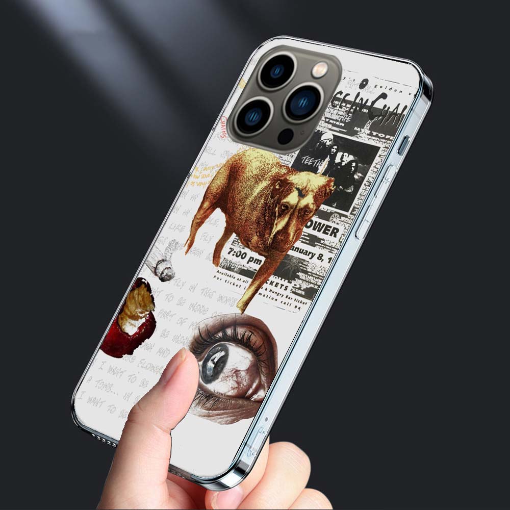 Rock Band Alice In Chains Phone Case For Iphone 16E 15 Pro 14 Plus 17E 16 17 Pro Max Air 11 12 13 Mini Shockproof Capa Cute C